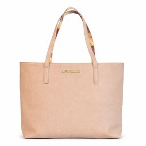 Betsy Johnson Large Beige & Floral Tote